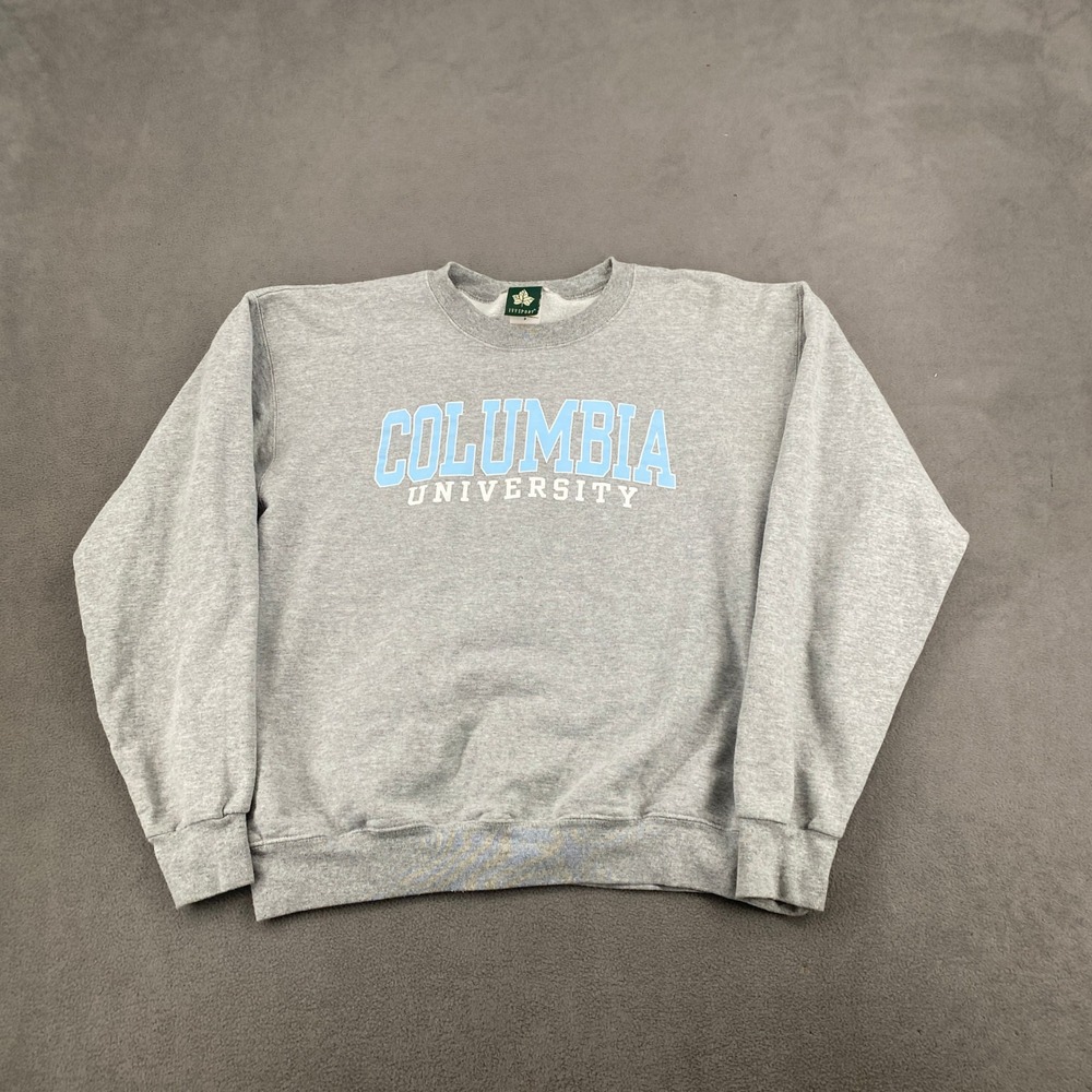 Ivysport Columbia University Sweatshirt Gray Crewneck Mens Small S 34-36